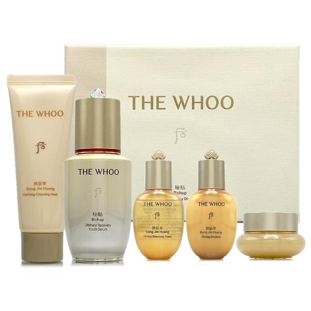 【WHOO 后】重生秘帖NAD 25ml 五件組禮盒-內含秘帖25ml+滋養液20ml+乳20ml+霜10ml+洗顏乳40ml(專櫃公司貨)