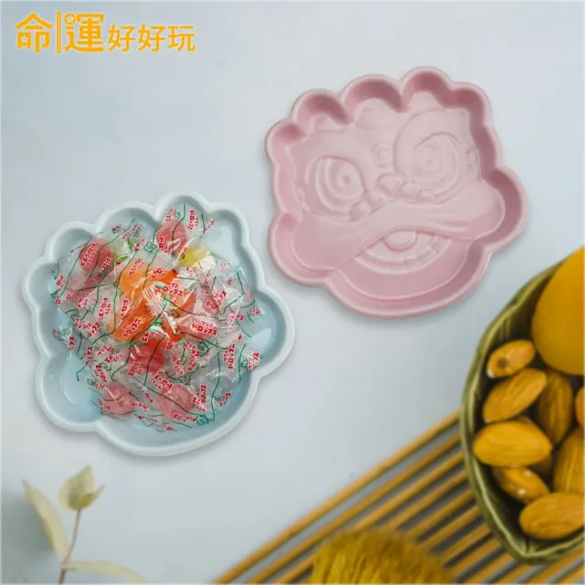 【命運好好玩】吞金獸浮雕盤(2入)(水果盤/糖果盤/飾品盤)