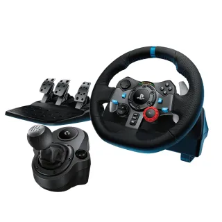 【Logitech G】(全新福利品)G29賽車方向盤+變速器(電競/賽車/方向盤/羅技/Logitech)桿/ G923/G29 適用)