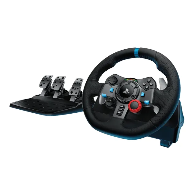 【Logitech G】(全新福利品)G29賽車方向盤+變速器(電競/賽車/方向盤/羅技/Logitech)桿/ G923/G29 適用)