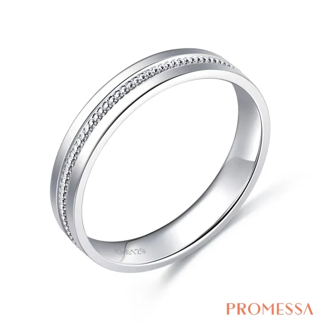 【PROMESSA】PT950鉑金 小皇冠系列 結婚戒指 / 對戒款(男戒)
