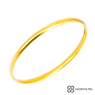 【JING YANG 晶漾】黃金手鐲古法金兒童手環(2.28錢±0.05錢)