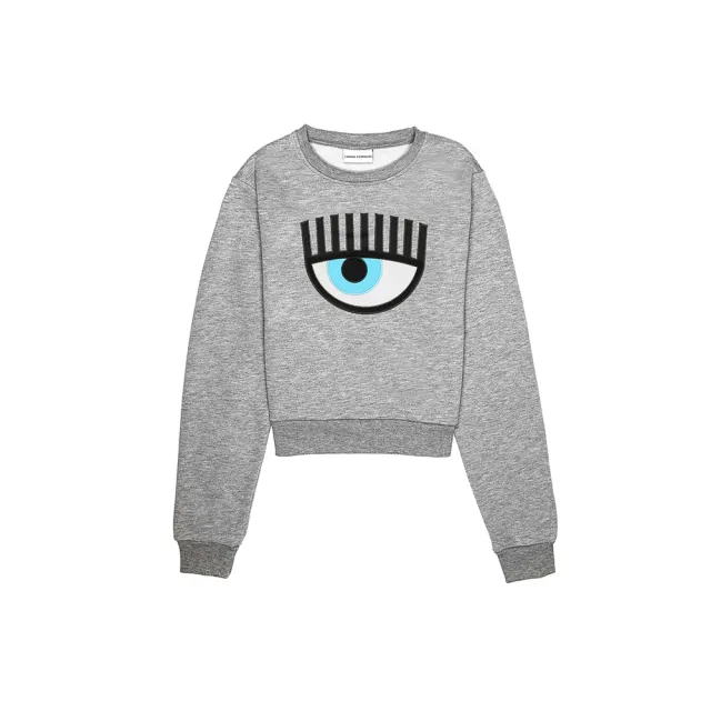【Chiara Ferragni】大眼LOGO女童運動衫(原廠公司貨)