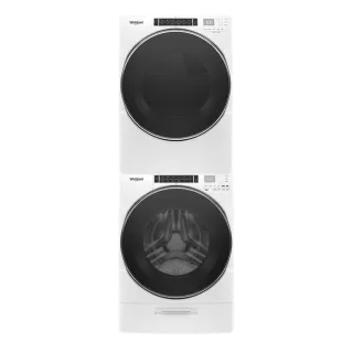 【Whirlpool 惠而浦】58H快配17公斤+16公斤〔天然〕瓦斯乾衣機+變頻滾筒蒸氣洗 (8TWFW8620HW+8TWGD8620HW)