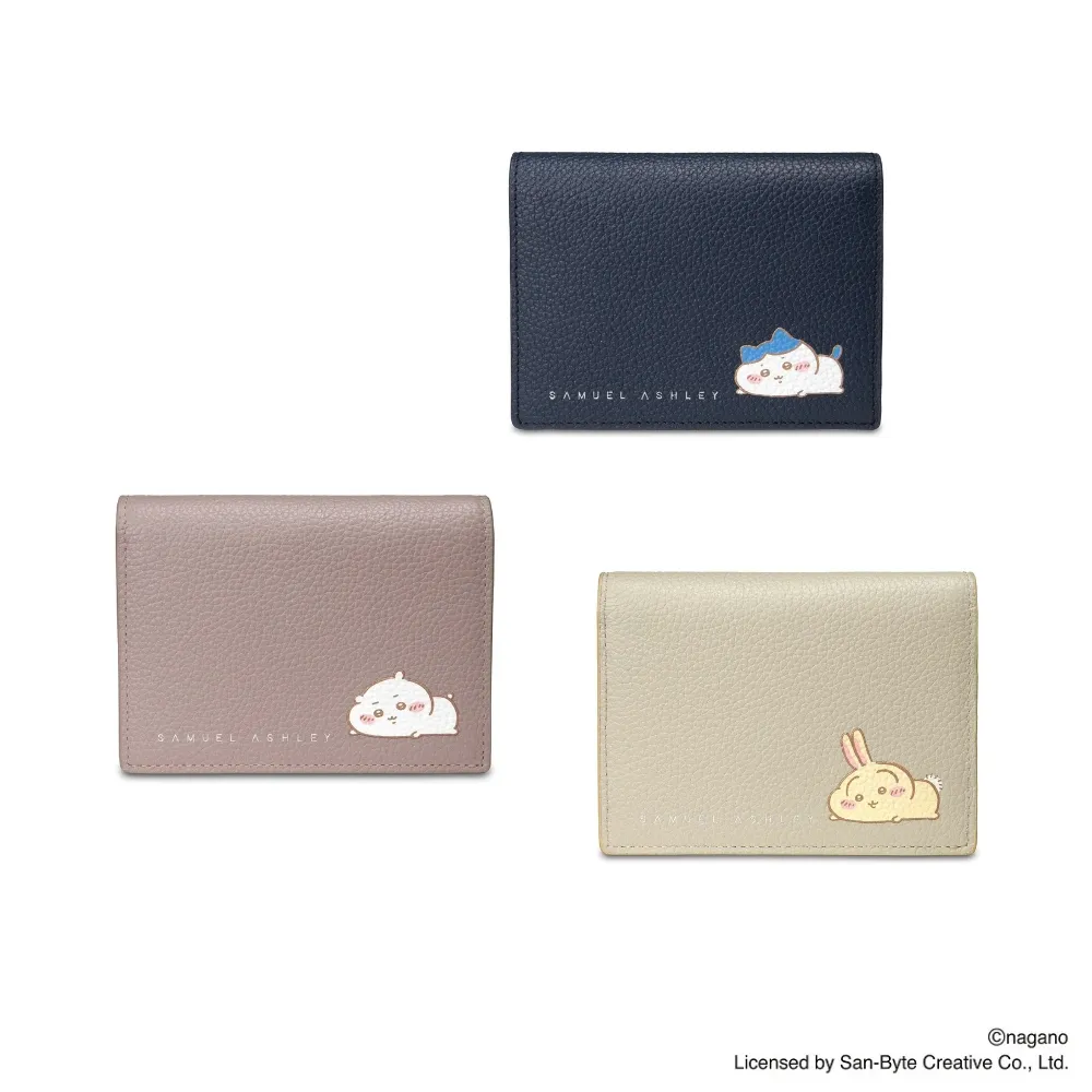 Samuel Ashley】Chiikawa吉伊卡哇聯名款女生錢包女短夾推薦9卡拉鍊零錢-SACKW-006(生日禮物- momo購物網-  好評推薦-2026年1月