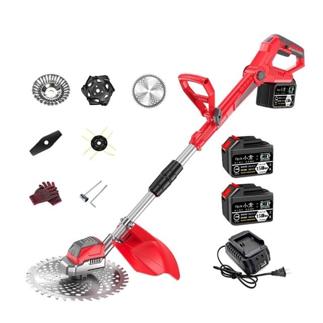 【Ogula 小倉】割草機 3980W超大功率 多角度可調節 無刷數顯10寸款（十五節兩電）鋁製機頭(除草機/打草機)