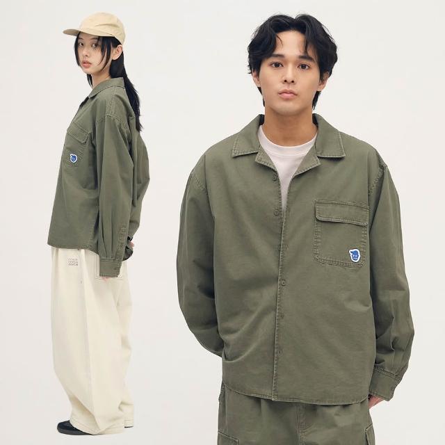 【plain-me】小P社長 襯衫 長袖襯衫 男女襯衫 襯衫領 休閒襯衫 水洗_PPP3302-252