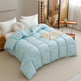 【京都手祚】買1送1 石墨烯遠紅外線羽絲絨保暖冬被(單人/雙人 均一價/多款任選/冬被/棉被)