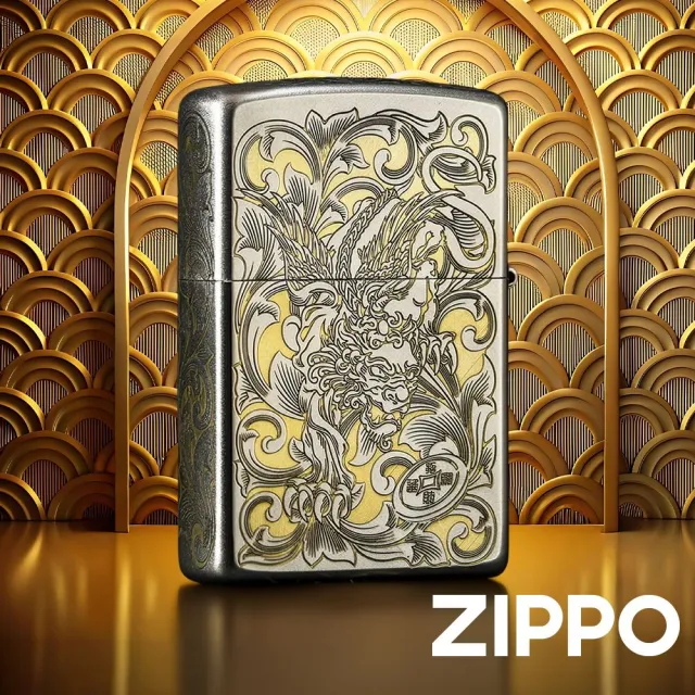Zippo】唐草貔貅防風打火機(美國防風打火機) - momo購物網- 好評推薦