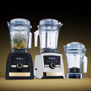 【美國Vitamix】A3500i Gold Label 超跑級調理機-全球限定款-調理磨粉雙杯組-兩色(台灣公司貨-陳月卿推薦)