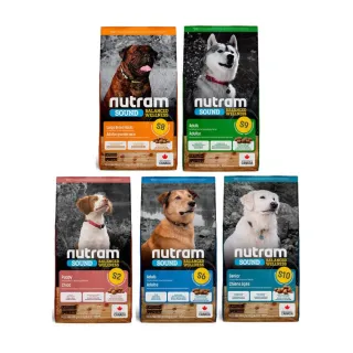即期品【Nutram 紐頓】S10/S2/S6/S8/S9無穀均衡健康系列狗飼料 11.4kg/25lb(幼犬/成犬/老犬、狗糧)