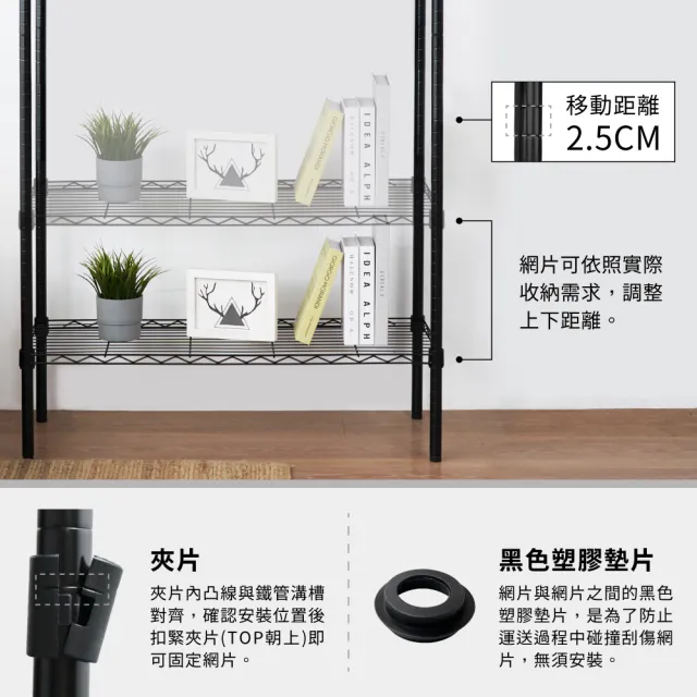 【KIWISH 奇意生活館】居家收納60X46X180三層衣櫥架(衣櫥/簡易衣櫃/組合衣架/掛衣架/衣櫃/衣服收納)