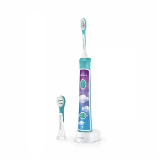 【Philips 飛利浦】官方直營 Sonicare 新一代兒童音波震動牙刷/電動牙刷 HX6322/04
