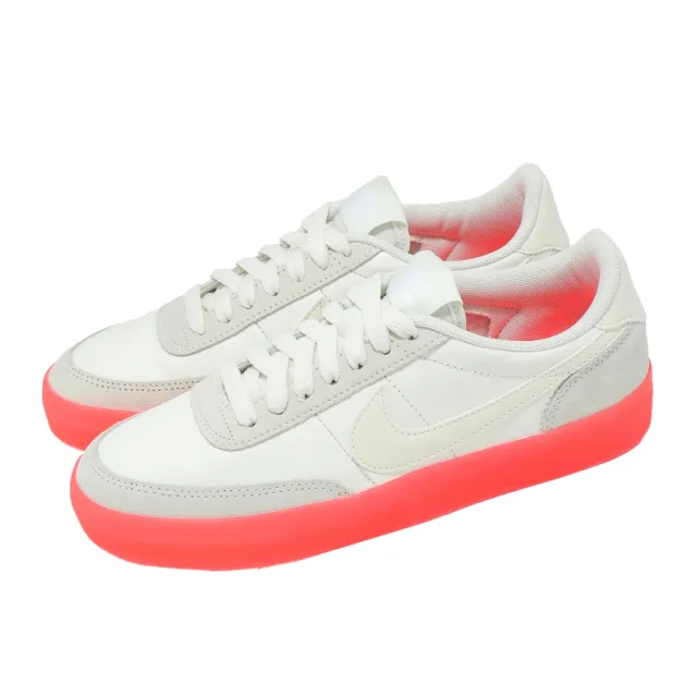 【NIKE 耐吉】休閒鞋 Wmns Killshot 2 女鞋 米白 紅 復古 膠底(HV0944-133)