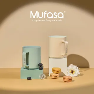 【Mufasa】4S 陶瓷靜音雙速磁旋攪拌杯(磁力攪拌杯 全機可洗 隨行咖啡 360ML杯 聖誕交換禮物 交換禮物)