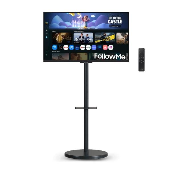 【Samsung 三星】FollowMe移動式AI智慧聯網螢幕組S27FM500EC 27型智慧聯網螢幕(IPS/內建喇叭/HDR10/遙控器)