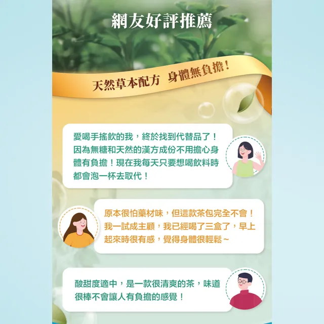 【狀元堂】八孅茶x6盒(7包/盒/營養師推薦/窈窕茶/八大黃金調理配方:三天有感/專利酵素幫助消化/保健禮盒)
