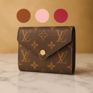 【Louis Vuitton 路易威登】Victorine 信封式短夾(多色任選)
