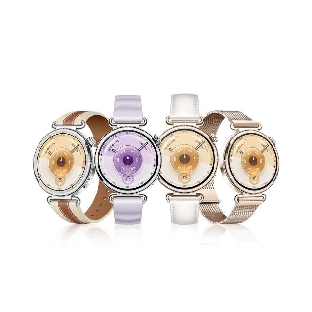 Huawei華為 Watch GT6 GPS 41mm 智慧手錶，具備GPS定位、防潑水、藍芽通話、運動偵測、健康資料監測及血氧偵測功能，支援Android與iOS系統，提供金、流光紫、浮光白三種顏色選擇，螢幕尺寸小於2吋，待機時間達8-30天，輕巧設計僅37.5g，並具備NCC認證碼CCAK25LP1760T1。