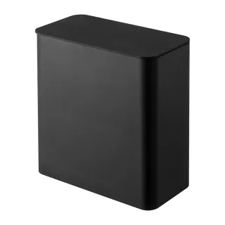 【YAMAZAKI】tower磁吸式洗衣球收納盒-黑(洗衣球收納盒/洗衣曬衣夾收納/洗衣袋收納)