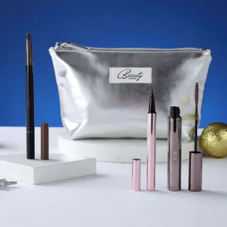 【1028】交換禮物極限防水眼妝組(眼線液+防水睫毛膏+眉筆)