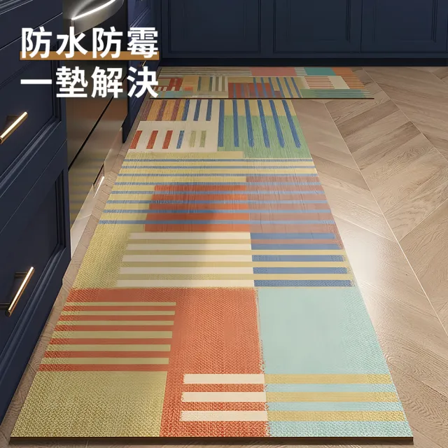 【LZQ】買長送短 美式珪藻土廚房地墊 40*60+40*120cm 吸水防油腳踏墊 防滑地墊 浴室地墊 玄關墊 刮泥地毯