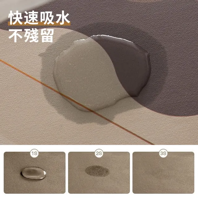 【LZQ】買長送短 美式珪藻土廚房地墊 40*60+40*120cm 吸水防油腳踏墊 防滑地墊 浴室地墊 玄關墊 刮泥地毯