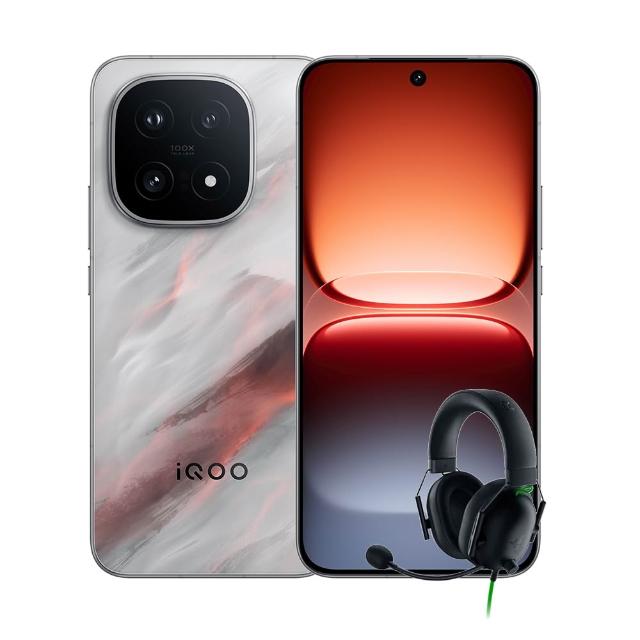 官方直營【iQOO】iQOO 15 5G凌雲灰(16G/512G/雷蛇有線電競耳機組)