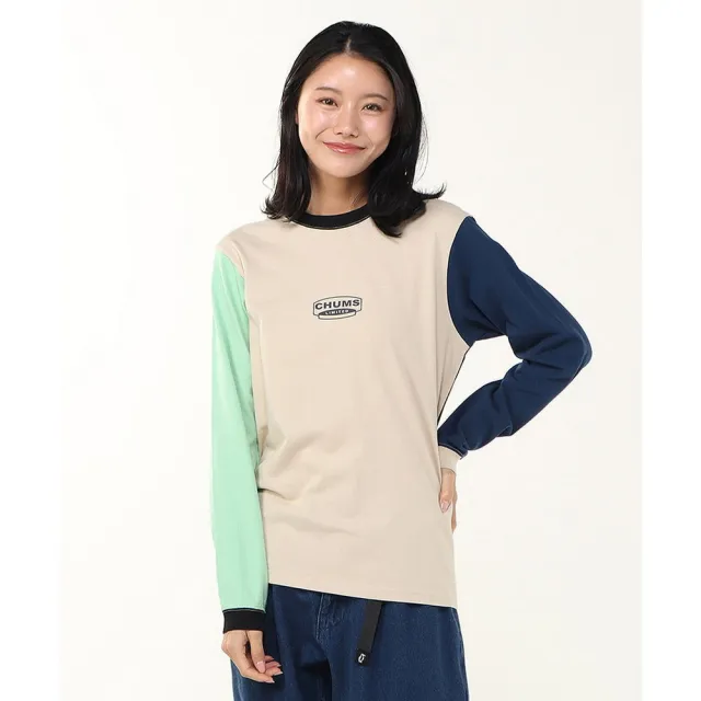 【CHUMS】CHUMS 休閒 Chums Limited Brushed L/S T-Shirt長袖上衣 MintCrazy 男(CH012660C110)