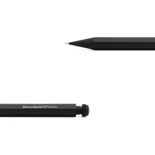 【KAWECO】SPECIAL系列 鋁製自動鉛筆 霧黑色 Push Pencil 0.5 0.7 0.9 2.0mm