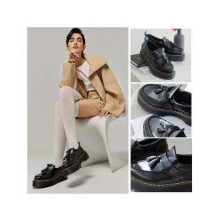 【SCANDINAVIAN FOREST 北歐小刺蝟】ORRIS LOAFER917．真皮馬丁增高樂福鞋 頂級牛皮 復古 時尚(時尚黑)