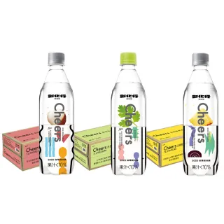 即期品【泰山】Cheers氣泡水590mlx3箱共72入(香菜口味限定版)