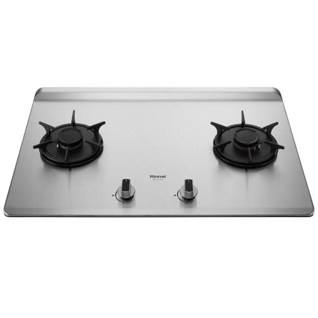 【林內】檯面式彩焱不銹鋼雙口爐RB-L2700S(原廠安裝)