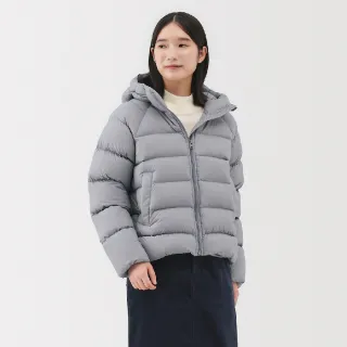 【MUJI 無印良品】女輕量羽絨可攜式附帽外套(黑色/薰衣草紫/深棕)