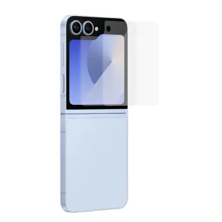 【Samsung 三星】Galaxy Z Flip6 原廠抗反光螢幕保護貼 -內附 2片保貼(EF-UF741)