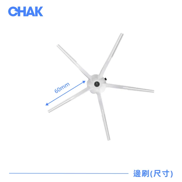 【CHAK】Roborock石頭 Qrevo Pro／Qrevo MaxV/ Qrevo S 副廠配件耗材超值組(主刷x1 邊刷x4 濾網x4 拖布x4)