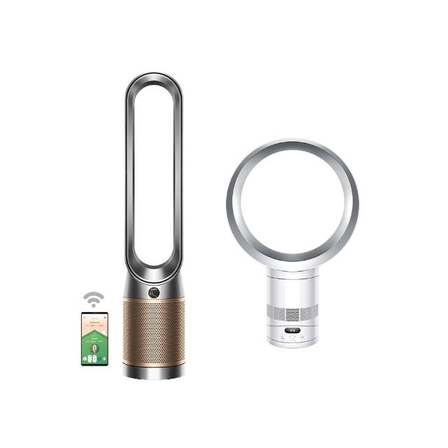 【dyson 戴森】TP12 Purifier Cool De-NOx 二合一甲醛NOx偵測涼風空氣清淨機(鎳金色)