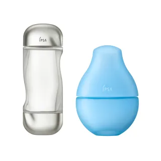 【IPSA 茵芙莎】日夜全能修護保濕組 流金水/藍寶瓶/化妝水/精華液(#藍寶瓶)