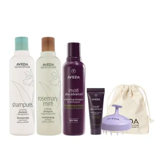 【AVEDA】暢銷洗髮精3入組_任選(蘊活煥欣/蘊活淨瑕/花植結構/蘊活光萃 5款任選+純香洗髮精+迷迭薄荷洗髮精)