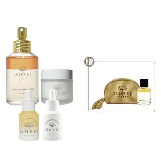 【森SHEN】混合肌養膚組(金盞花潤膚水+黃金修護露+光煥精萃+賦活霜)