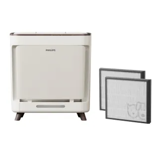 【Philips 飛利浦】三年份濾網組★毛小奈抗敏寵物清淨機15-17坪(AC3681/81)