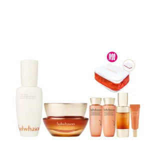 【雪花秀】官方直營 潤燥回彈組(Sulwhasoo 潤燥養膚精華60ml+滋陰蔘回彈霜30ml)