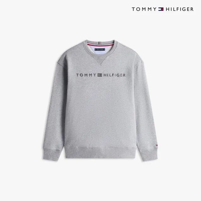 【TOMMY HILFIGER】官方旗艦館刺繡Logo衛衣_灰色