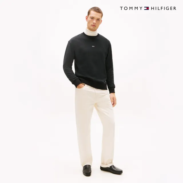 【TOMMY HILFIGER】官方旗艦館刺繡Logo衛衣_黑色