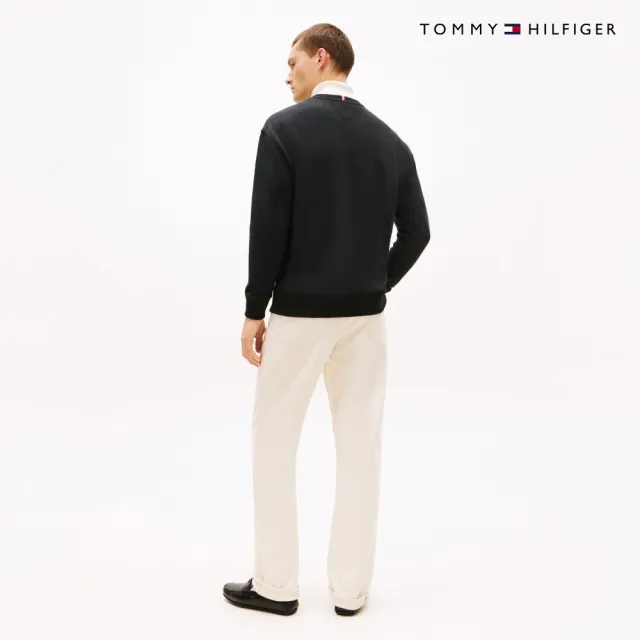 【TOMMY HILFIGER】官方旗艦館刺繡Logo衛衣_黑色