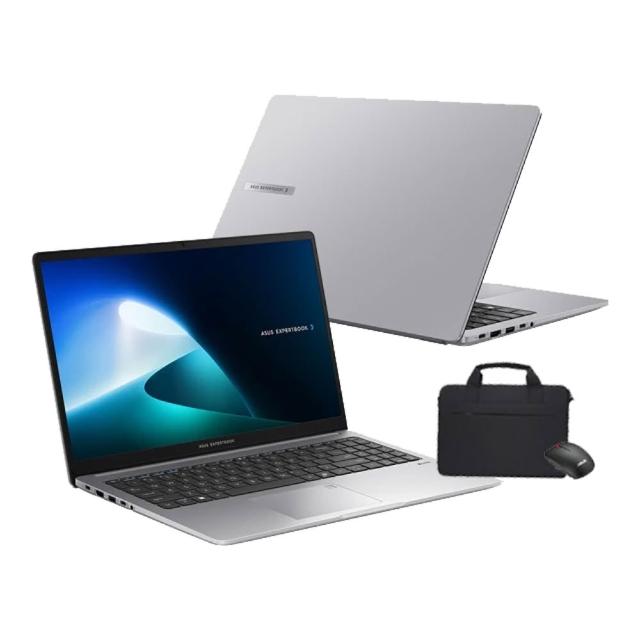 【ASUS 華碩】筆電包/滑鼠組★15.6吋i5商用筆電(P1503CVA/i5-13420H/16G/512G SSD/W11P)