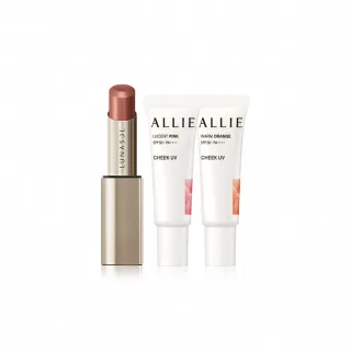 【Kanebo 佳麗寶】LUNASOL 持彩豐潤魅唇膏 4.1g*(多色任選_加贈防曬頰彩2件組)