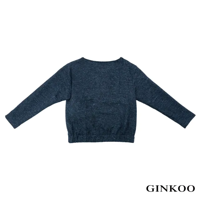【GINKOO 俊克】羊毛混紗縮口上衣