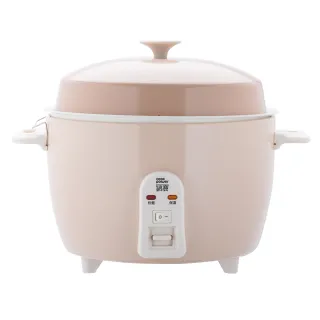 【CookPower 鍋寶】永保潔分離式陶瓷不沾電鍋 10人份-奶茶色(ER-1071)