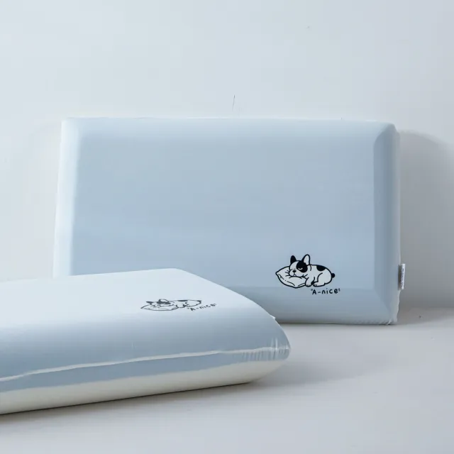 【A-nice】高密度 深睡眠護頸記憶枕(慢回彈枕 最高高度14cm)